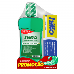 Imagem PACK ANTISSÉPTICO HORTELÃ 500ML + CREME DENTAL 70G